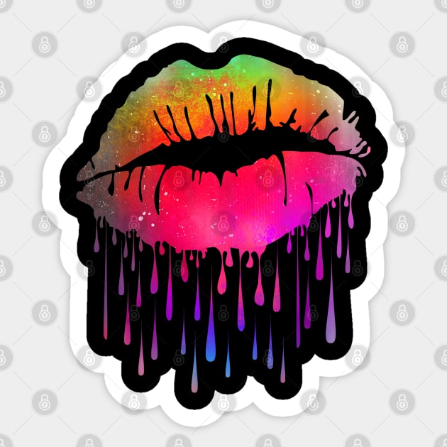 Lips like sugar Sticker by clingcling